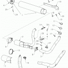 N131C/D/V CHIEF CLASSIC/DARK HORSE/VINTAGE ALL OPTIONS Engine, exhaust system - n131c  /  d  /  v all options (...