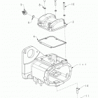 N131C/D/V CHIEF CLASSIC/DARK HORSE/VINTAGE ALL OPTIONS Drive train, transmission housing, top cover - n131c  / ...