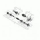 N131C/D/V CHIEF CLASSIC/DARK HORSE/VINTAGE ALL OPTIONS Drive train, transmission shafts and gears - n131c  /  d...
