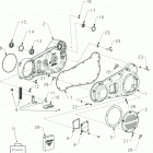 N121C/V/D CHIEF CLASSIC/VINTAGE/DARK HORSE ALL OPTIONS Engine, primary housing - n121c  /  v  /  d all options ...