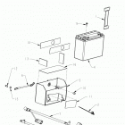 N121C/V/D CHIEF CLASSIC/VINTAGE/DARK HORSE ALL OPTIONS Electrical, battery, tray and cables - n121c  /  v  /  d...