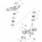 N121C/V/D CHIEF CLASSIC/VINTAGE/DARK HORSE ALL OPTIONS Suspension, front fork mounting brackets - n121c  /  v  ...
