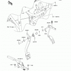 Mule 600 (KAF400-BEF) Brake pedal  /  throttle lever