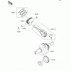 Mule 600 (KAF400-BEF) Crankshaft  /  piston(s)