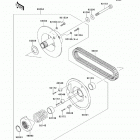 Mule 600 (KAF400-BEF) Driven converter  /  drive belt
