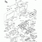 Mule 610 4x4 (KAF400-AEF) Guards  /  cab frame