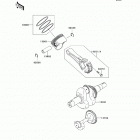 Mule 610 4x4 (KAF400-AEF) Crankshaft  /  piston(s)