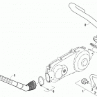 150 Utility Kick starter and cooling duct assembly
