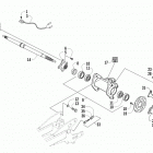 150 Utility Rear axle and brake assembly
