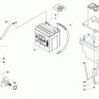 PROWLER 500 HDX RED Battery and starter motor assembly