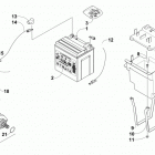 PROWLER 700 HDX KE CAMO Battery and starter motor assembly
