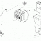 PROWLER 700 XTX BLUE Battery and starter motor assembly