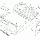 WILDCAT 4 LTD GREEN Cargo box and taillight assembly