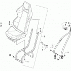 WILDCAT 4 LTD GREEN Rear seat assembly