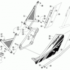 WILDCAT 4X RED Rear door assembly