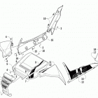 WILDCAT X GREEN Front and side panel assemblies