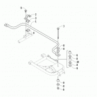 Prowler 1000 XTZ Sway bar assembly