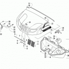 Prowler 700 HDX KE Hood and headlight assembly