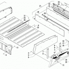 Prowler 700 HDX KE Cargo box and tailgate assembly