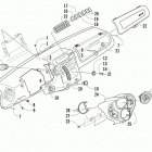 Prowler 700 HDX KE Dash assembly