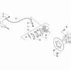 Prowler XTX Rear brake assembly