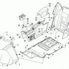 Wildcat LTD Late Build Console and floor panel assembly