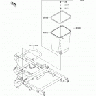 Mule 600 (KAF400-B8F) Optional parts(frame)