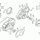 Prowler 700 XT Clutch  /  v-belt  /  magneto cover assembly