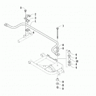 Prowler XTZ Sway bar assembly