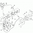 Prowler XT Rear and parking brake assembly