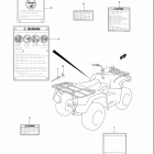 LT-A400 EIGER 4X2 AUTOMATIC Label (model k4 / k5 / k6 / k7)