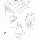 LT-A400 EIGER 4X2 AUTOMATIC Front fender (model k5 / k6 / k7)