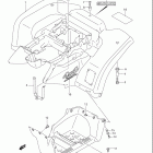 LT-A500F,B,C VINSON 4x4 AUTOMATIC Rear fender (model k5 / k6)