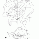 LT-A500F,B,C VINSON 4x4 AUTOMATIC Rear fender (model k7)