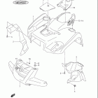 LT-A500F,B,C VINSON 4x4 AUTOMATIC Front fender (model k4)