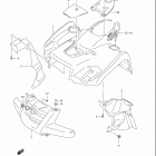 LT-A500F,B,C VINSON 4x4 AUTOMATIC Front fender (model k6)