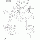 LT-A500F,B,C VINSON 4x4 AUTOMATIC Front fender (model k7)