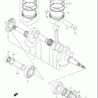 LT F400 EIGER 4x2 MANUAL КОЛЕНЧАТЫЙ ВАЛ