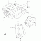 LT F400F EIGER 4x4 MANUAL Переднее крыло (модель K3)