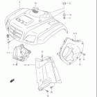 LT F400F EIGER 4x4 MANUAL Front fender (model k5 / k6 / k7)