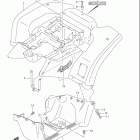 LT F500F VINSON 4x4 MANUAL Rear fender (model k7)