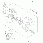 LT Z400,Z QuadSport Z400 Water pump (model k5 / k6 / k7)