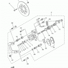 RHINO YXR7FDR/YXR7FDGR Задний суппорт тормозной 2