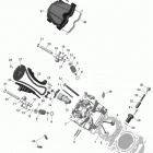 Commander 1000 STD, DPS, XT, XT-P Головка цилиндров передняя часть