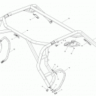 Commander STD, DPS, XT, X 1000 EFI 09- frame safety cage