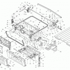 Commander LTD, 1000 EFI 09- rear cargo box 1 common parts