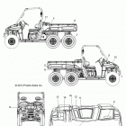 R14HR76AA/AJ RANGER 800 6X6 Наклейки