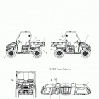 R14RH45AA RANGER 4X4 400 Наклейки