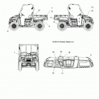 R14RH76AA/76AC/7EAZ RANGER 800 EFI MIDSIZE Наклейки