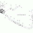 R14TH90DG RANGER 900 DIESEL Engine, air intake ducting